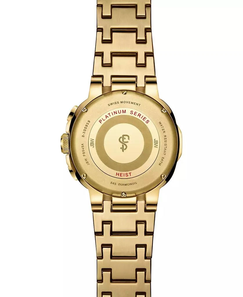 Jbw Men's Heist Platinum Series 18k Gold-plated Stainless Steel Watch, 47.5mm 3
