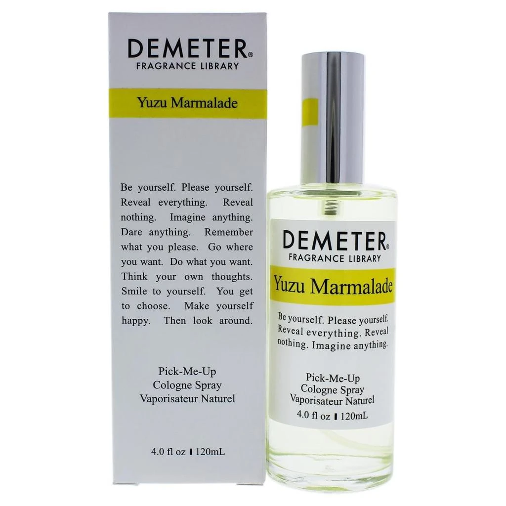 DEMETER I0091547 Yuzu Marmalade Cologne Spray for Women - 4 oz 1