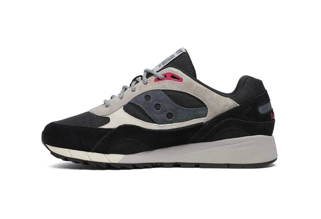 Saucony Men's Shadow 6000 Cordura Sneakers In Black/dove 2