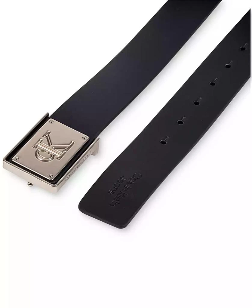 Calvin Klein Men's CK Plate Plaque Belt 3