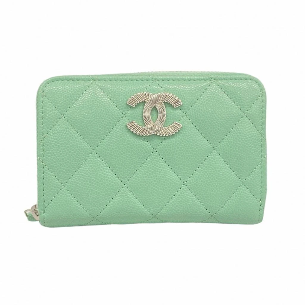 Chanel Grained Calfskin Coin Purse/Coin Case (Pre-Owned) 1