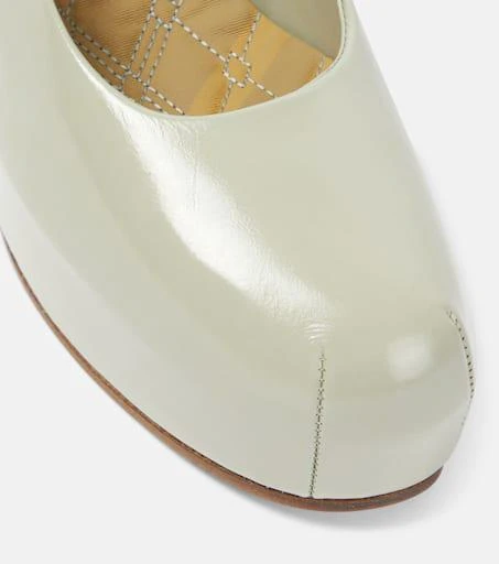 Burberry 130 leather platform pumps 6