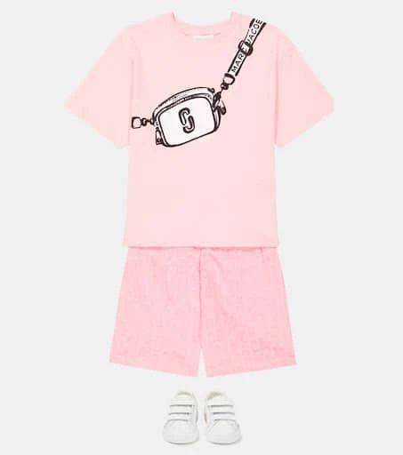 Marc Jacobs Monogram jacquard cotton-blend terry shorts 2