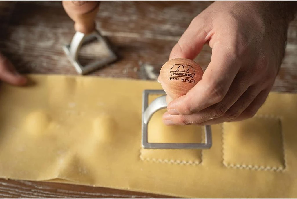 Marcato Classic Ravioli Maker Stamp, Square, 3-Inch 2