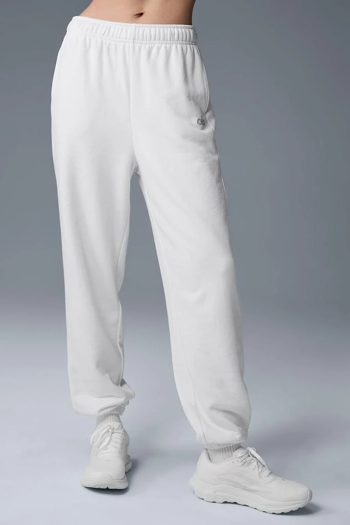 Alo Accolade Sweatpant - White 1