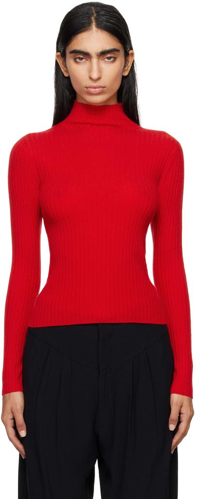 Arch4 Red Ariana Turtleneck