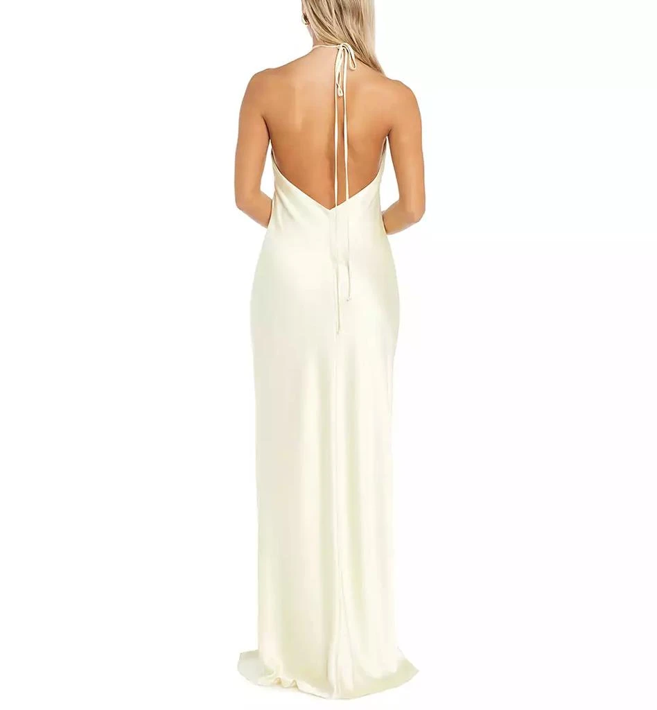 Morgan & Company Juniors' Halter-Neck Slip Dress 3