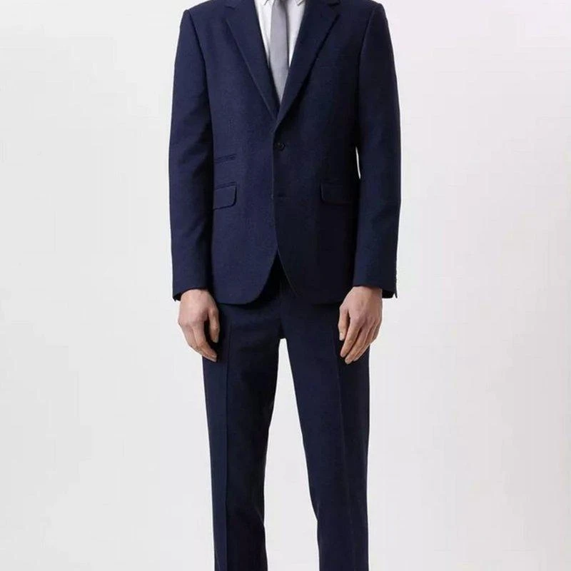 Burton Mens Marl Tailored Suit Jacket 1