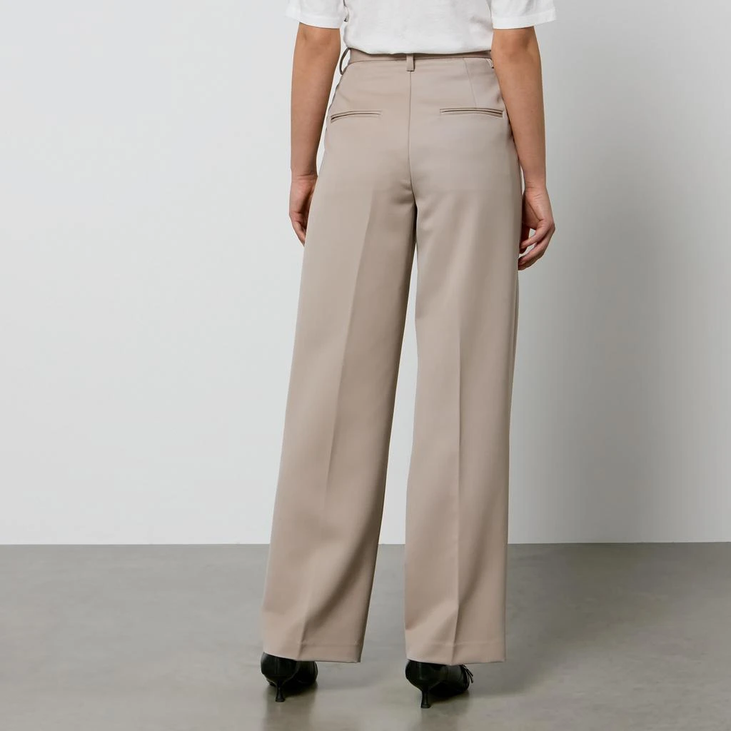 ANINE BING Carrie Wool-Twill Wide-Leg Trousers 2