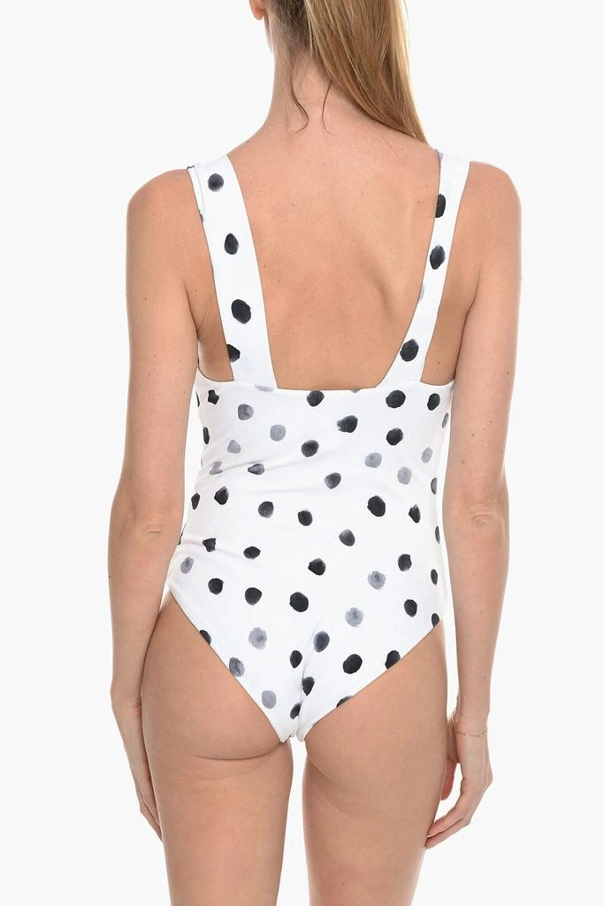 Marysia Polka Dots Lehi One-Piece Swimsuit With Bow On The Front Xs Standard Size 2