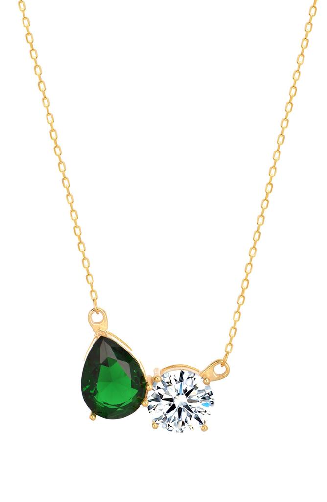 Gabi Rielle Whispering Meadows CZ Pendant Necklace