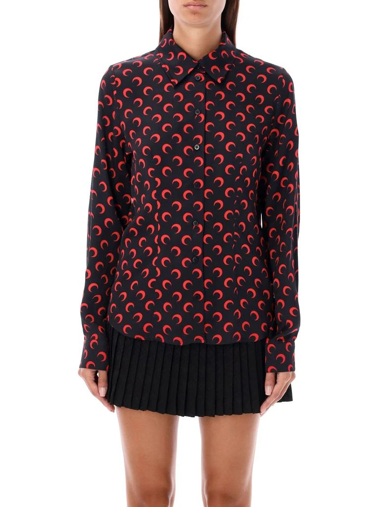 MARINE SERRE MOON PRINT FLOU BLOUSE 1
