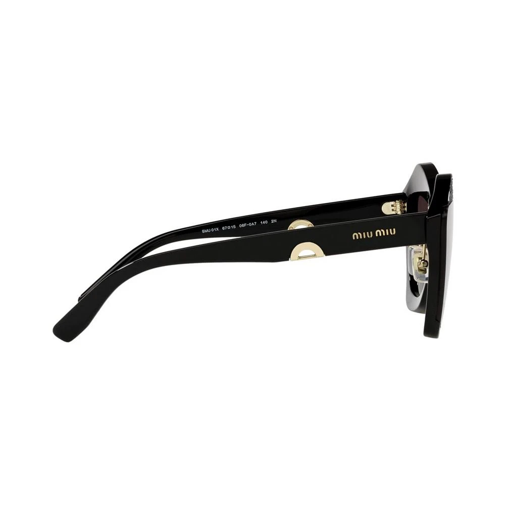 MIU MIU Women's Sunglasses, MU 01XS 67 4