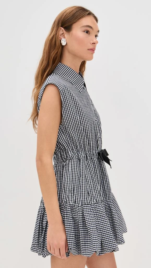 Sea Neci Gingham T-Shirt Bubble Mini Dress 3