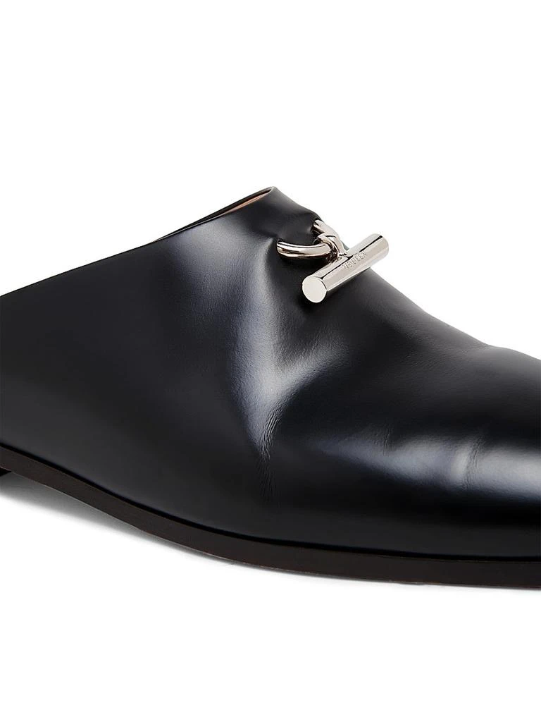 McQueen Leather T-Bar Slip-On Loafers 5