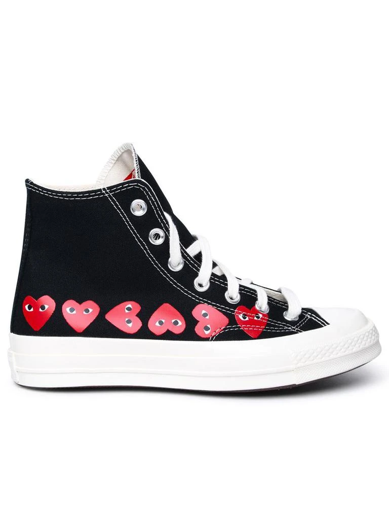 COMME DES GARÇONS PLAY X CONVERSE COMME DES GARÇONS PLAY X CONVERSE MULTI HEART HIGH SNEAKER 1