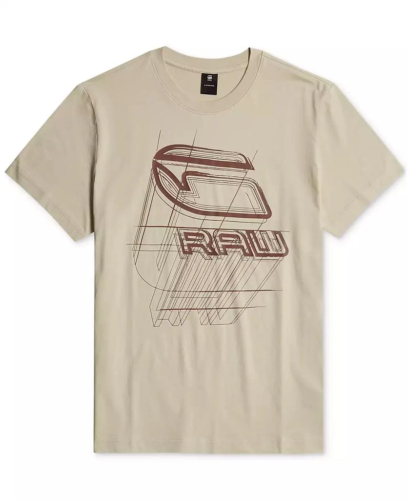 G-Star Raw Men's Bright Straight-Fit Logo Graphic T-Shirt 6