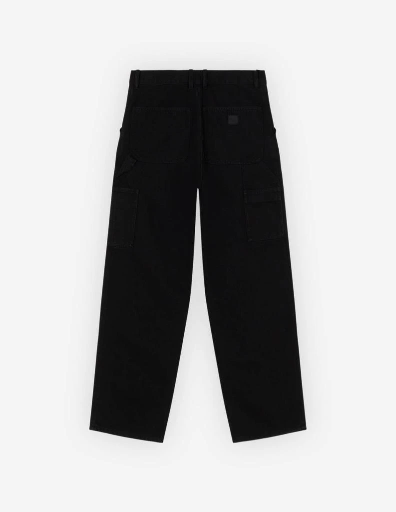 预计3周后发货 Maison Kitsune Pantalon Café Denim Worker - Noir 3
