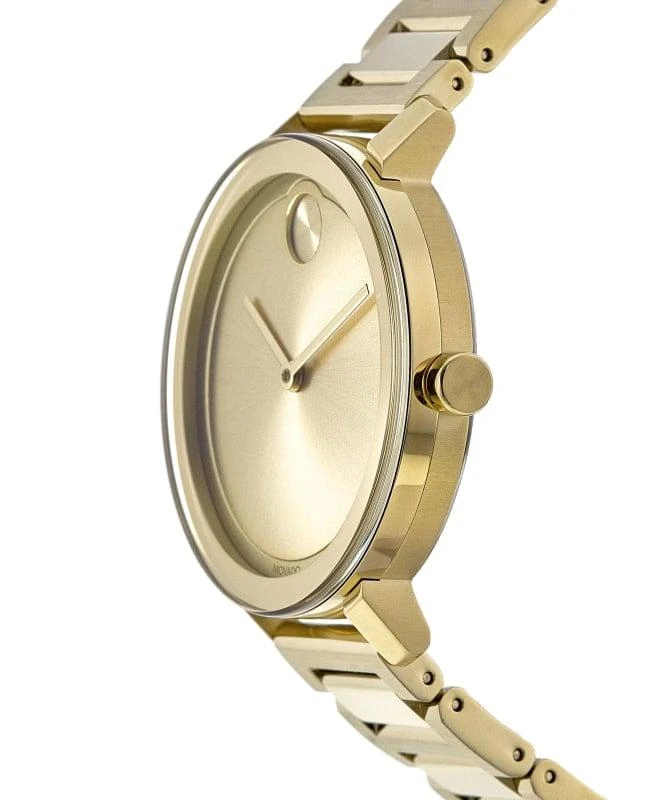 Movado Movado Bold Evolution Champagne Dial Gold Tone Steel Women's Watch 3600648-SD 3