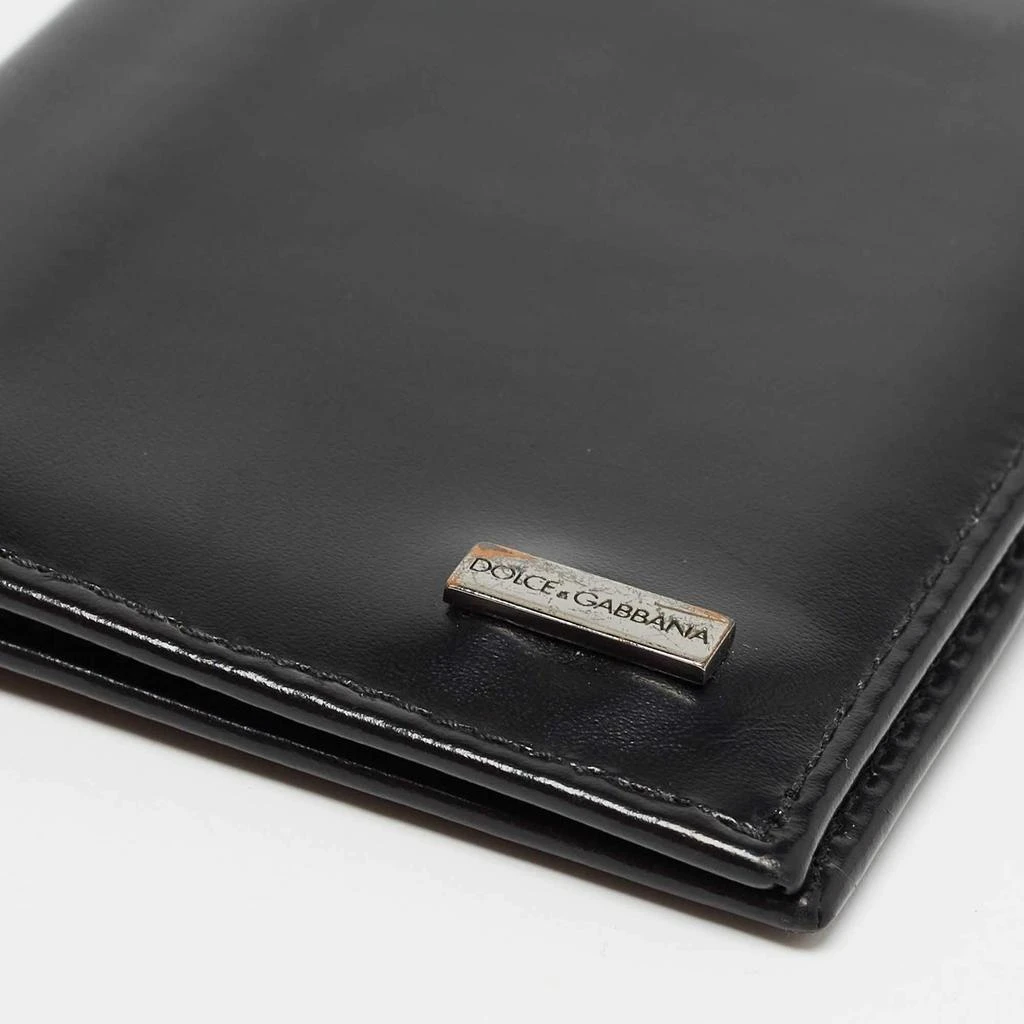 Dolce & Gabbana Dolce & Gabbana Black Leather Bifold Card Holder 9