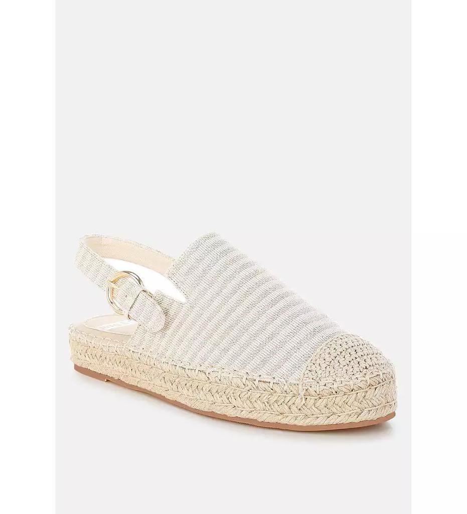 Rag & Co Womens Zalli Canvas Espadrilles Sandals