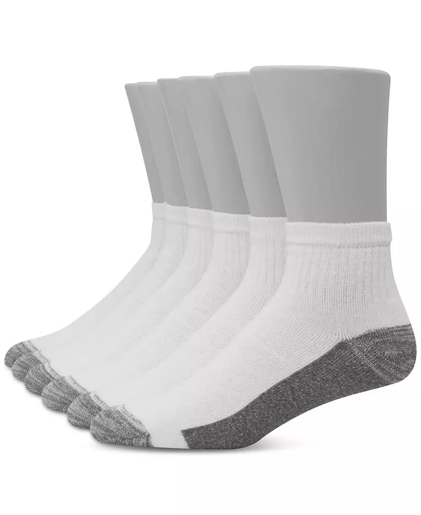Hanes Men's 6-Pk. Ultimate Xtemp Ultra Cushion Ankle Socks 1