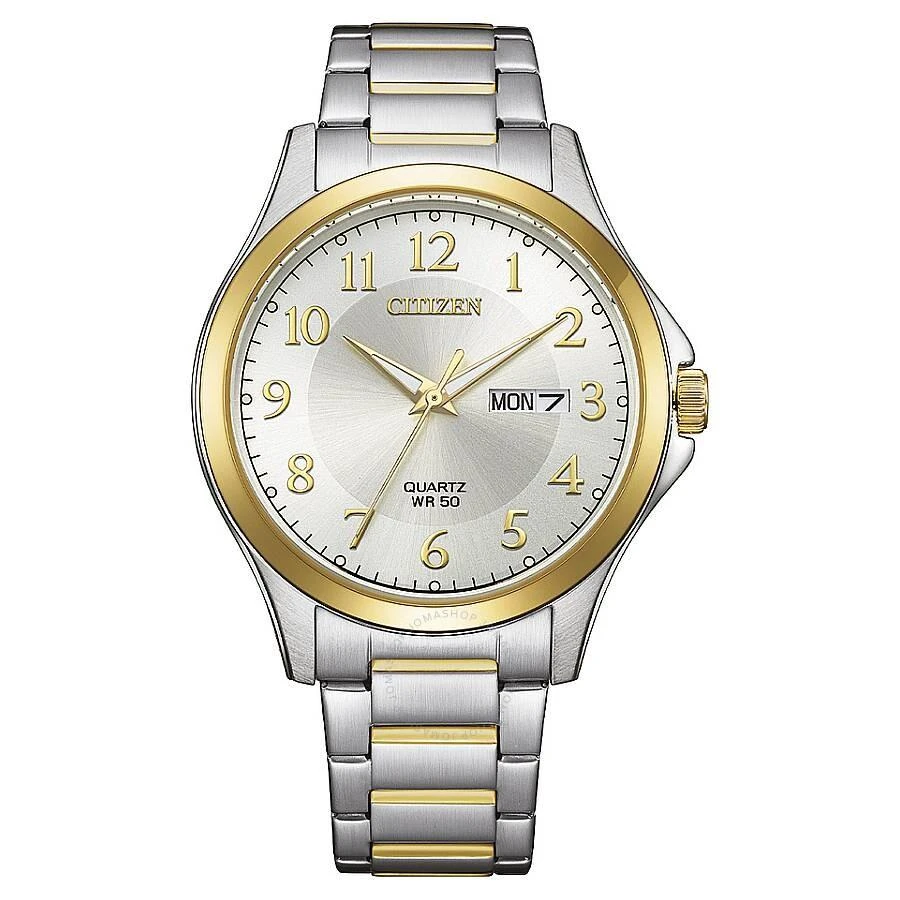Citizen Quartz Silver Dial Two-Tone Men's Watch BF2026-89A 1
