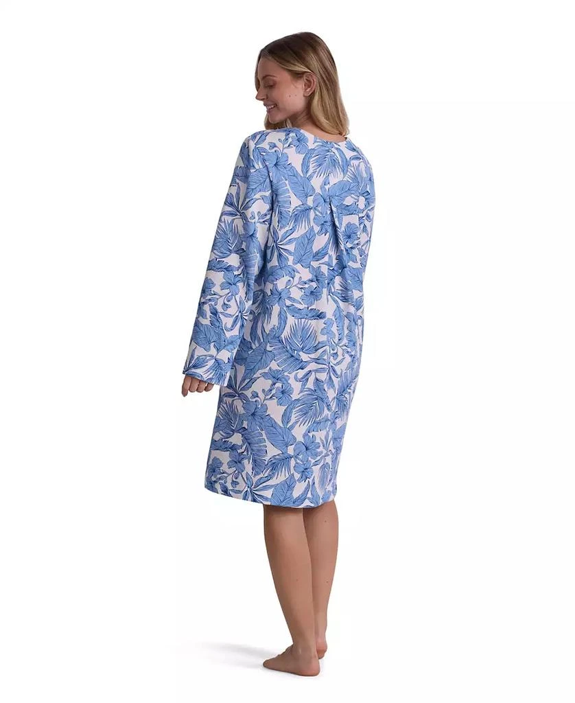 Miss Elaine Women
s Long-Sleeve Printed Short Grip Robe 3