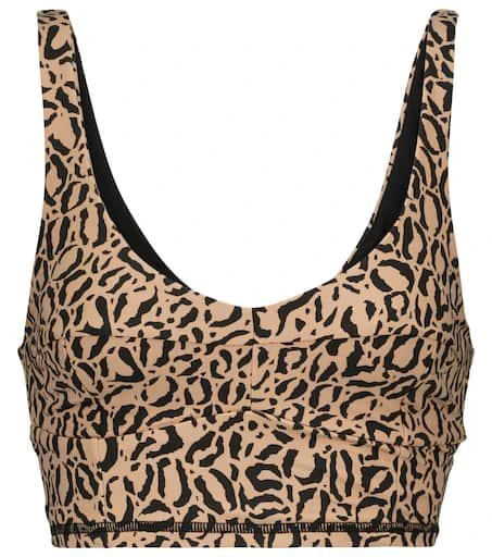 The Upside Candice leopard-print sports bra 1