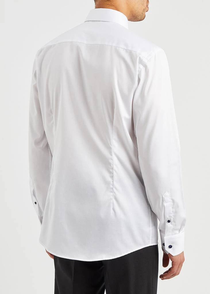 ETON White cotton-twill shirt 3