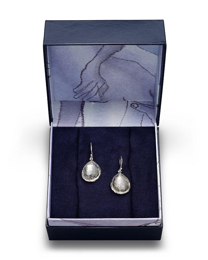 Ippolita Sterling Silver Rock Candy Small Teardrop Earrings in Clear Quartz
