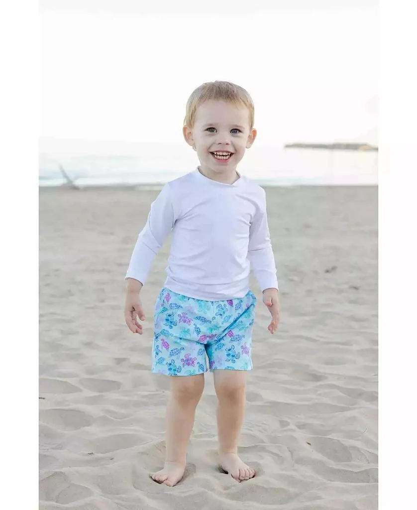 Florence Eiseman Toddler Boy Turtle Print Swim Trunk 2
