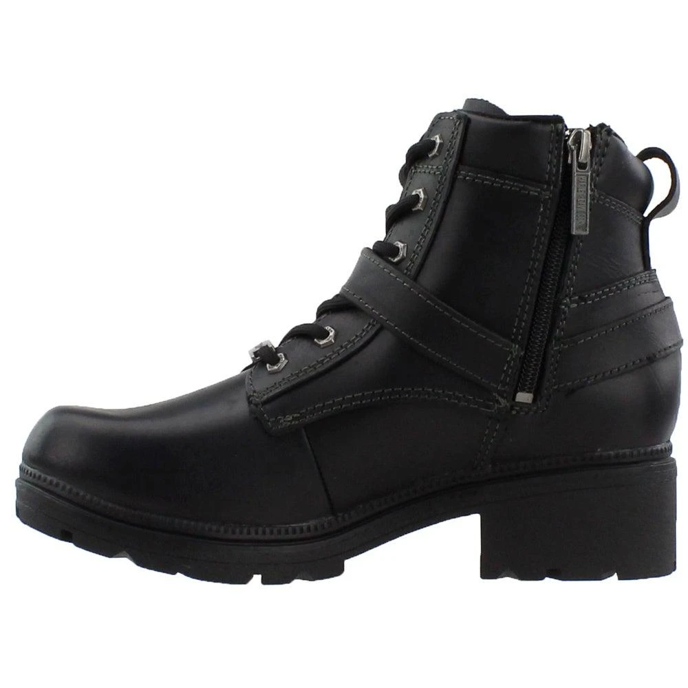 Harley Davidson Tegan Round Toe Motorcycle Boots 4