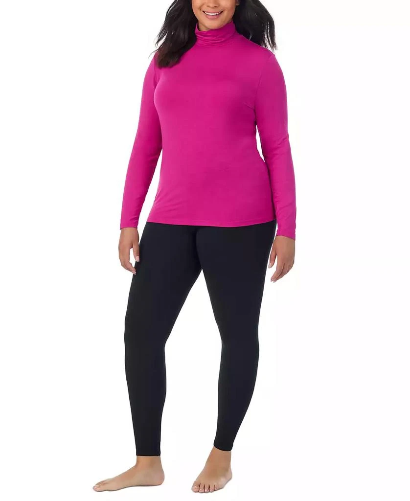 Cuddl Duds Plus Size Softwear Long-Sleeve Turtleneck Top 3