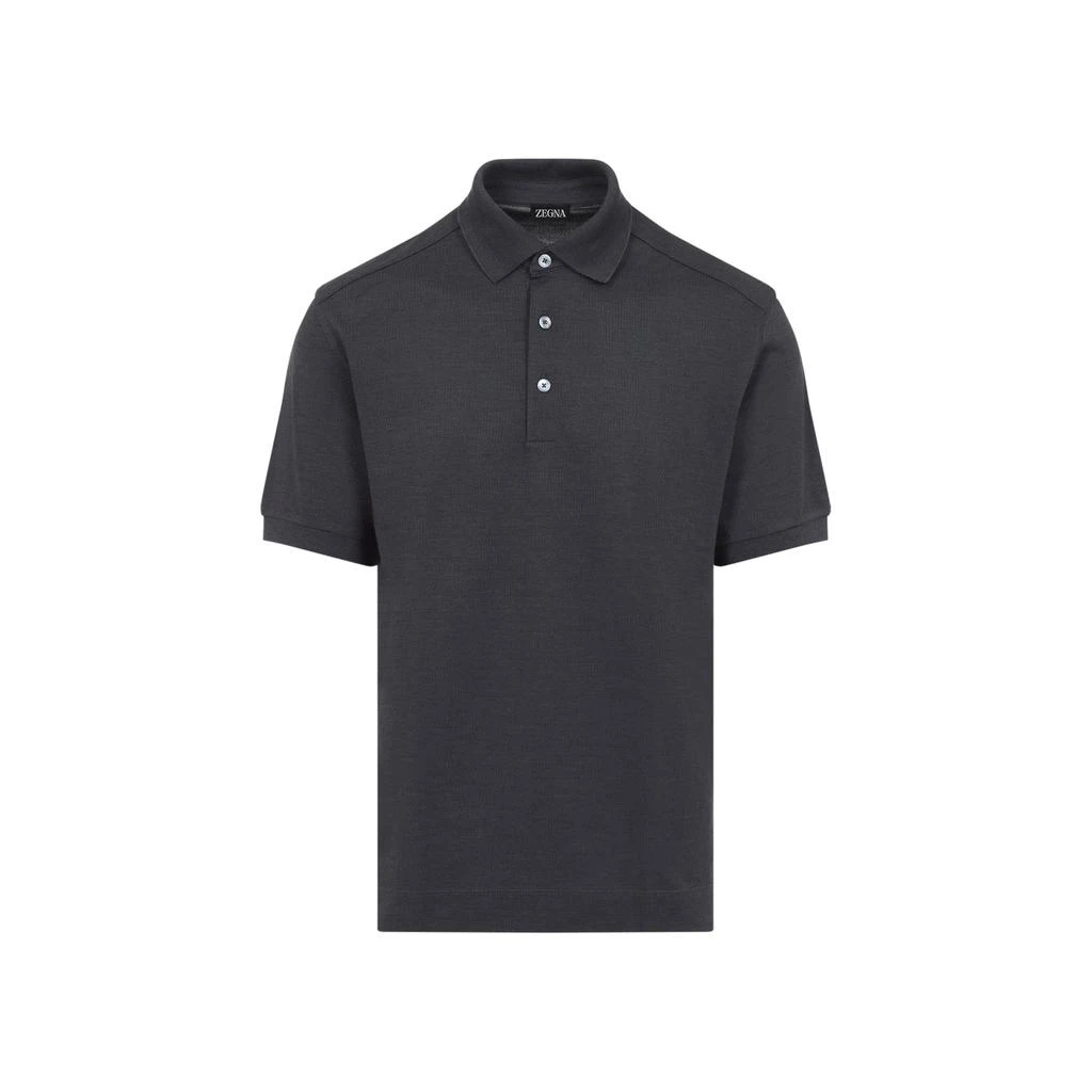 Zegna Zegna Short Sleeved Polo Shirt 1