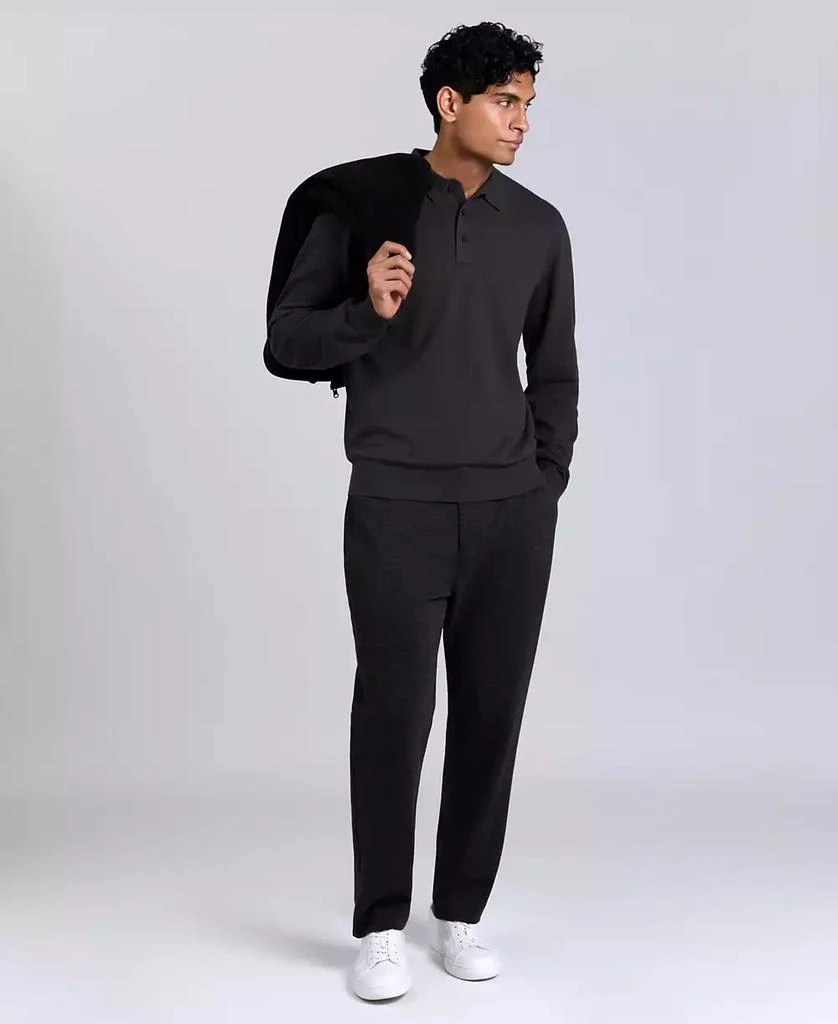 Kenneth Cole Men's Long Sleeve Polo Sweater