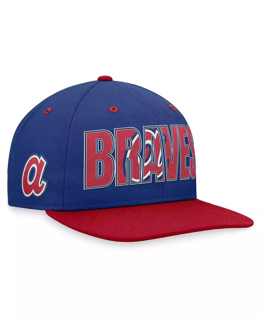 NIKE Men's Royal Atlanta Braves Cooperstown Collection Pro Snapback Hat
