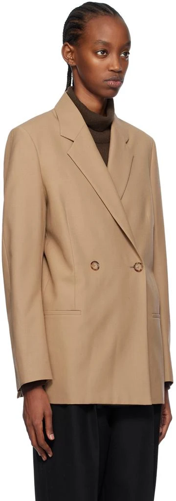 TOTEME Tan Double-Breasted Blazer 2