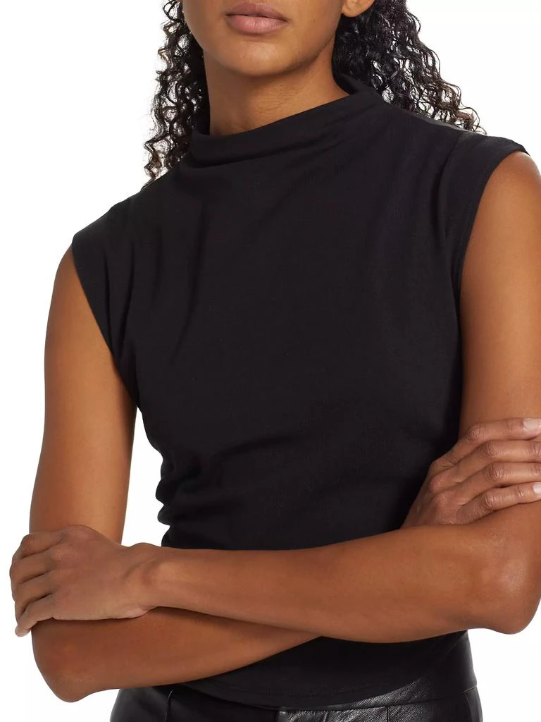 Reformation Lindy Ruched Knit Top 6