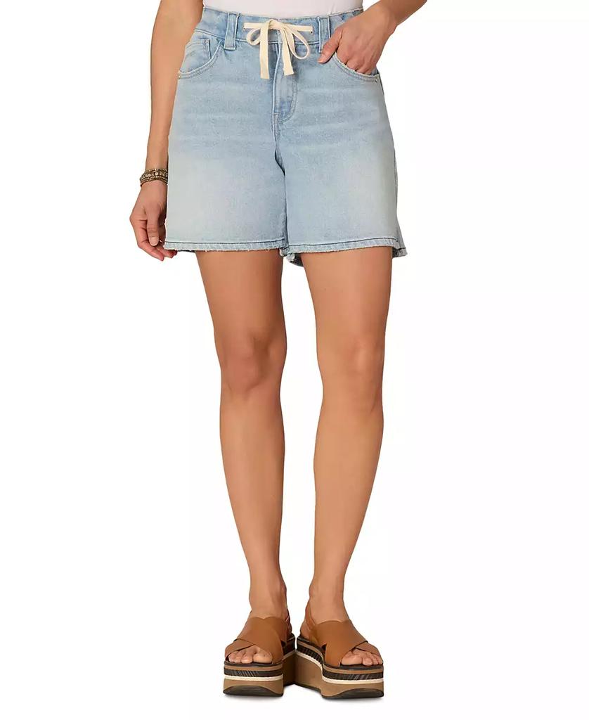 Democracy Women's "Ab"solution Leisure Skyrise Drawstring Denim Shorts