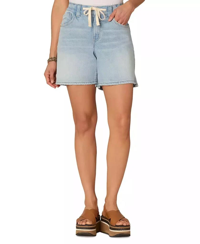 Democracy Women's "Ab"solution Leisure Skyrise Drawstring Denim Shorts 1