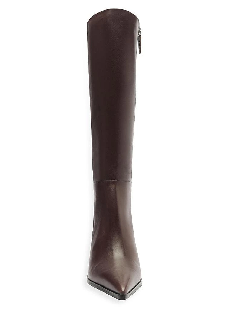 Schutz Mikki 85MM Block-Heel Leather Boots 6