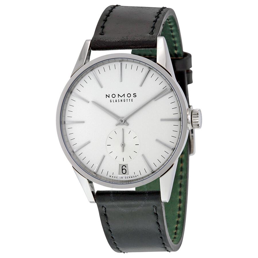 Nomos Glashutte Zurich Datum Automatic White Dial Stainless Steel Men's Watch 802