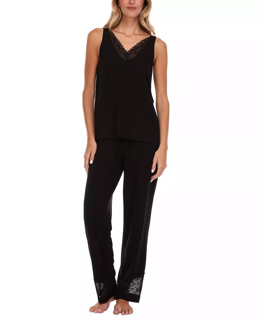 Flora Nikrooz Women's Franny Tank and Pajama Pants Set