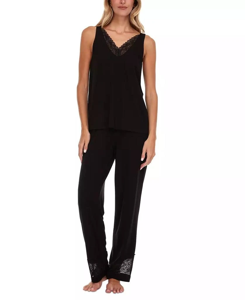 Flora Nikrooz Women's Franny Tank and Pajama Pants Set 1