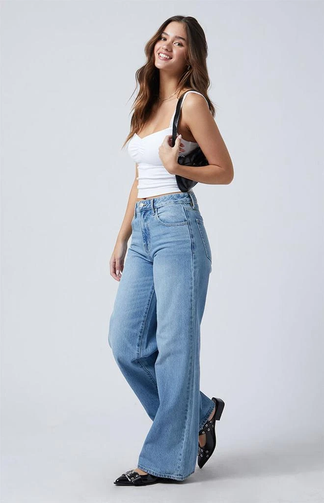 PacSun Jessie High Waisted Baggy Jeans Medium Indigo 1