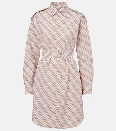 Burberry Burberry Check cotton shirt dress 1
