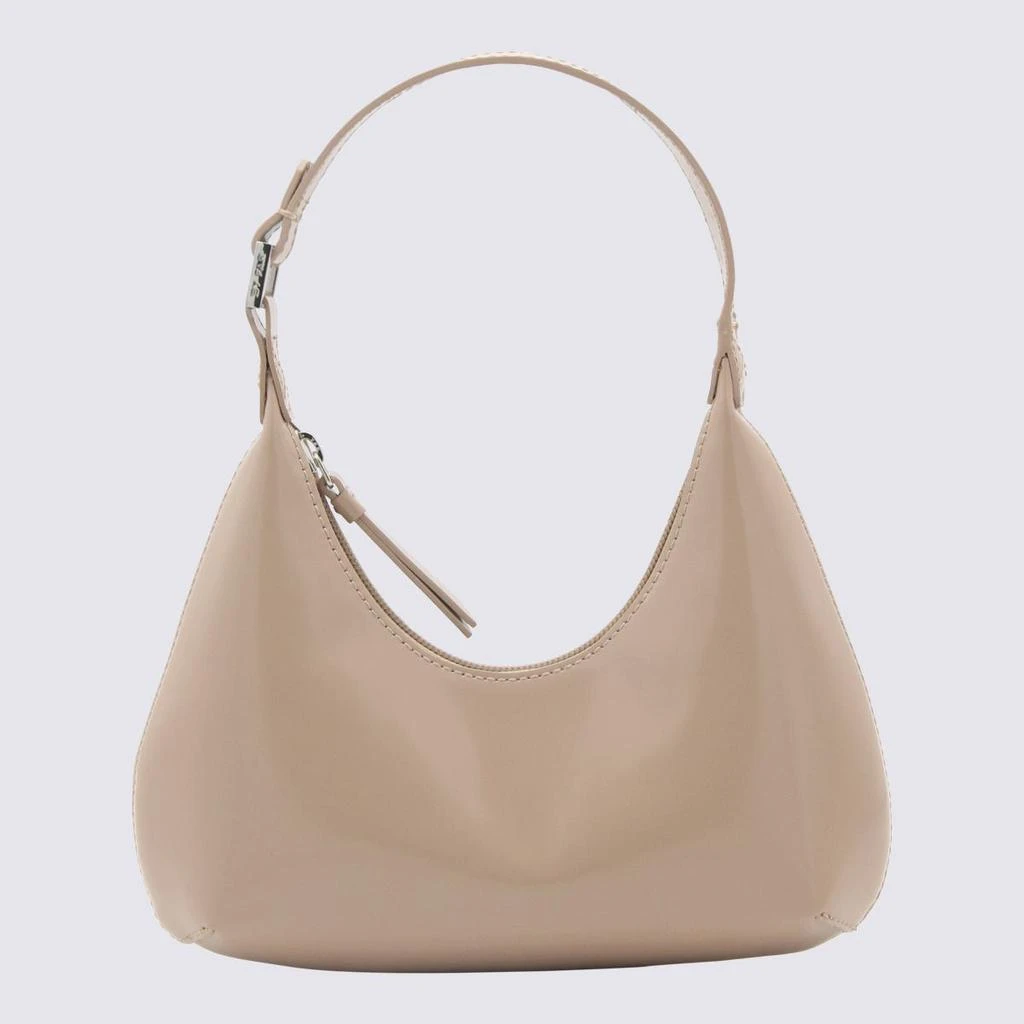 BY FAR BY FAR CREAM LEATHER SHOULDER BAG 1