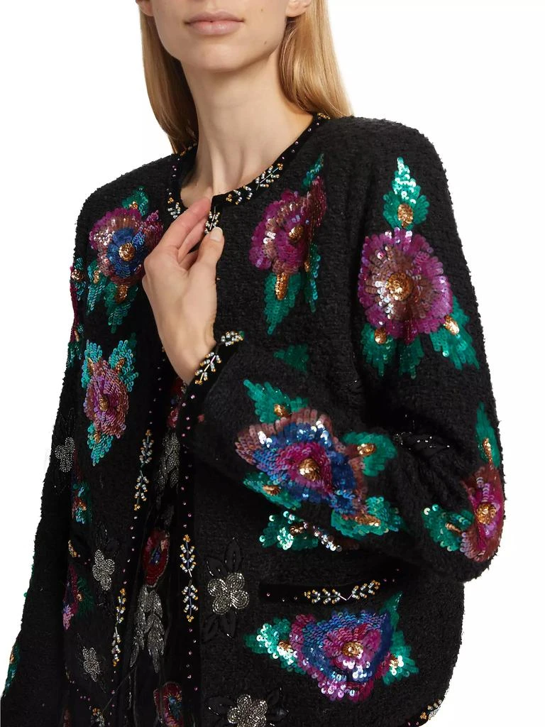 Sea Bethany Bouclé Sequin Jacket 6