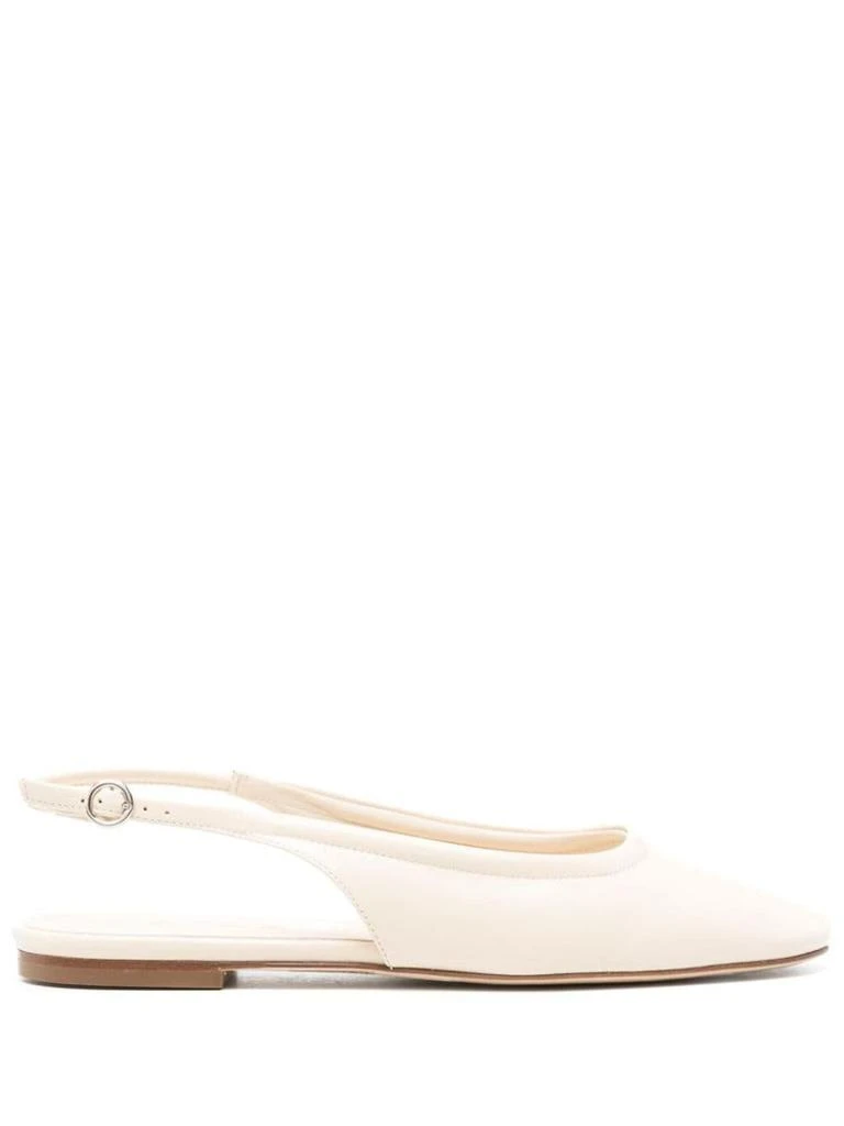AEYDE Aeyde Dani Nappa Leather Creamy Shoes 1